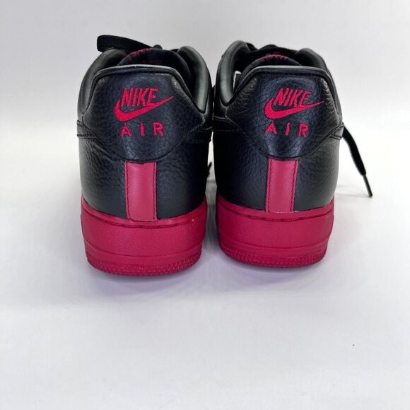 Nike Air Force 1 Low Black Size 11 Black & Red 318274-001 2007 - Picture 2 of 16